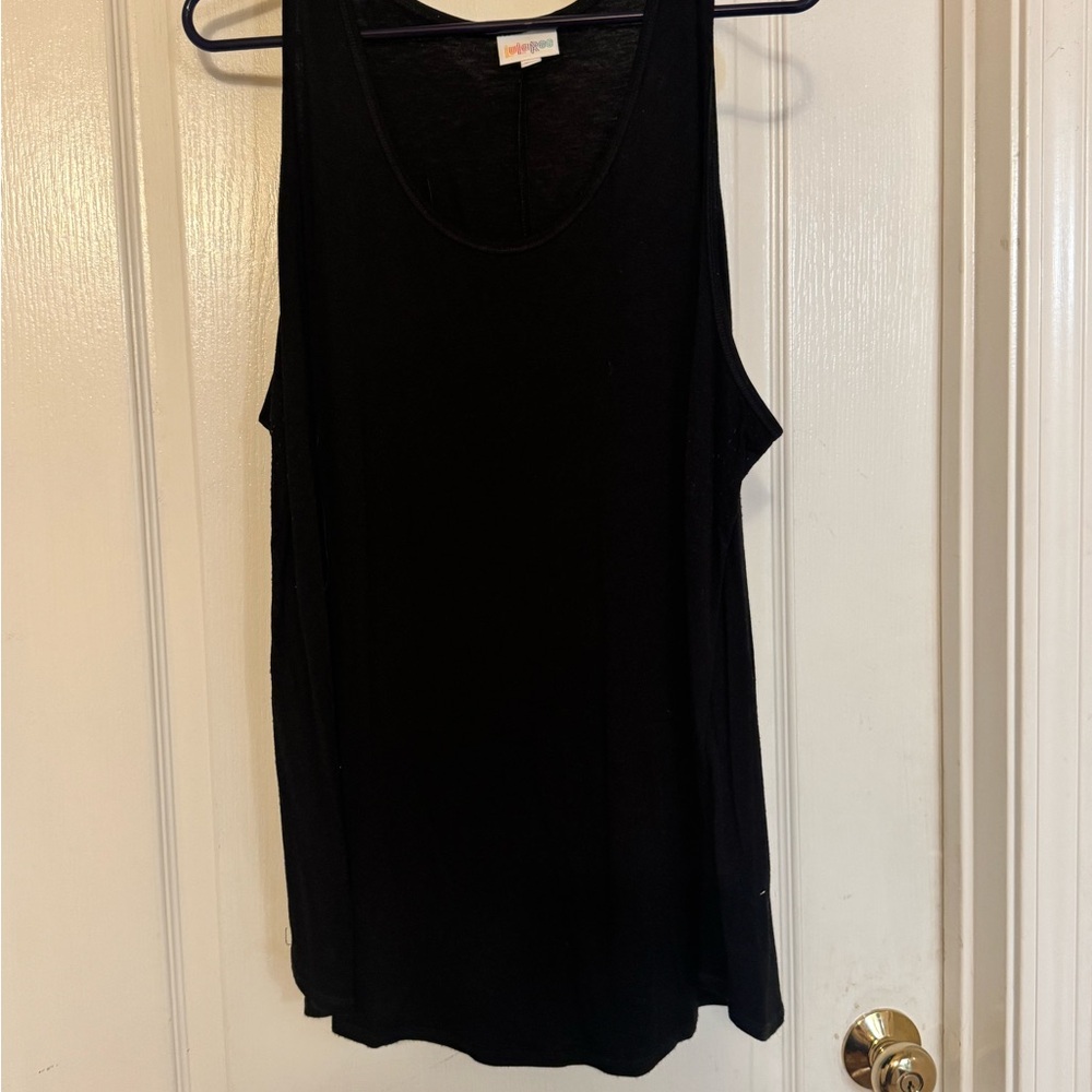 LuLaRoe Black Tank Top Stylish Sleeveless Design